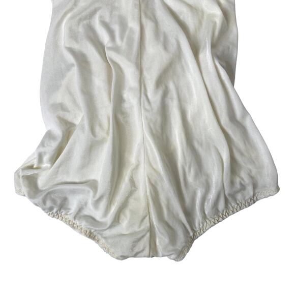 Vintage Bodysuit Shapewear‎ Milady Size 36C Ivory White Lightly Padded - Picture 14 of 14